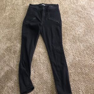 High rise stretch jegging
